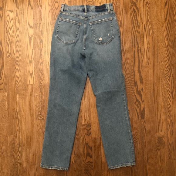 Abercrombie & Fitch Curve Love 90s Ultra High Rise Straight Jeans - Picture 7 of 8